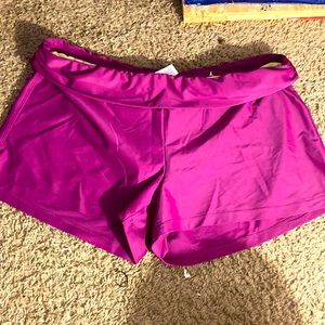 Dark purple athleta shorts